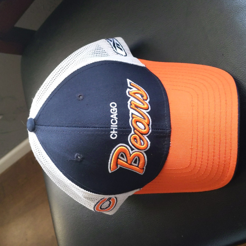 Chicago Bears football snap back cap